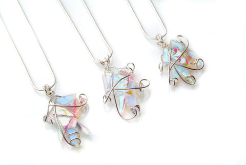 Pastel Twisted Wire Pendant