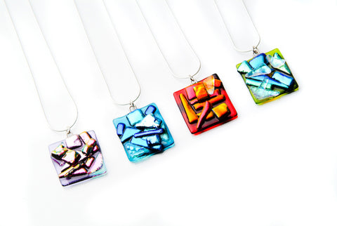Square Abstract Pendant